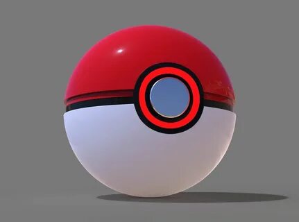 Pokemon Ball 3D model - CNC Vector