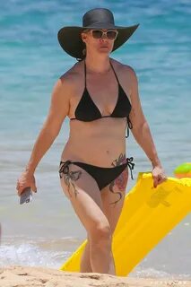 Jennie Garth Black Bikini David Abrams Hawaii 9021-Whoa! Jen