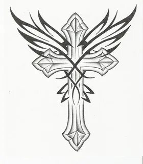 tribal wings tattoo - Clip Art Library