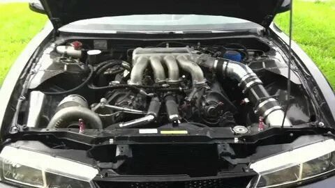 Vh45de Supercharged S14 idling and reving - YouTube