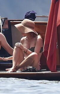 Gillian Anderson Bikini in Italy 6-16-17 Pt 2 - Photo #12