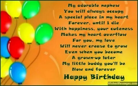 Birthday poems for nephew Birthday wishes for uncle, Birthda