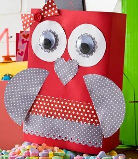 Whoo Will Be Mine? Valentine Holder - Project Preschool vale
