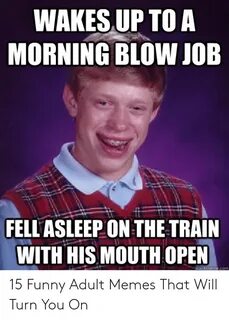 WAKES UP TO a MORNING BLOW JOB FELL ASLEEP ON THE TRAIN WITH