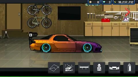 Pixel Car Racer Mazda Rx7 3000HP - YouTube