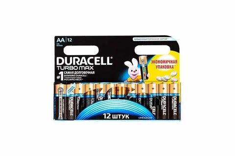 Купить Элемент питания DURACELL TURBO MAX LR6 BL12 - Батарей