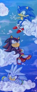 Sky heroes:. by missyuna on deviantART Sonic, Sonic and shad