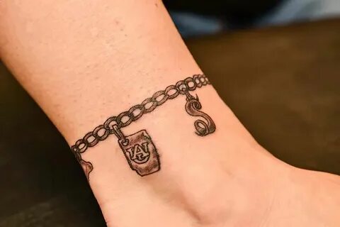 Gallery Tattoo home Anklet tattoos, Charm bracelet tattoo, T