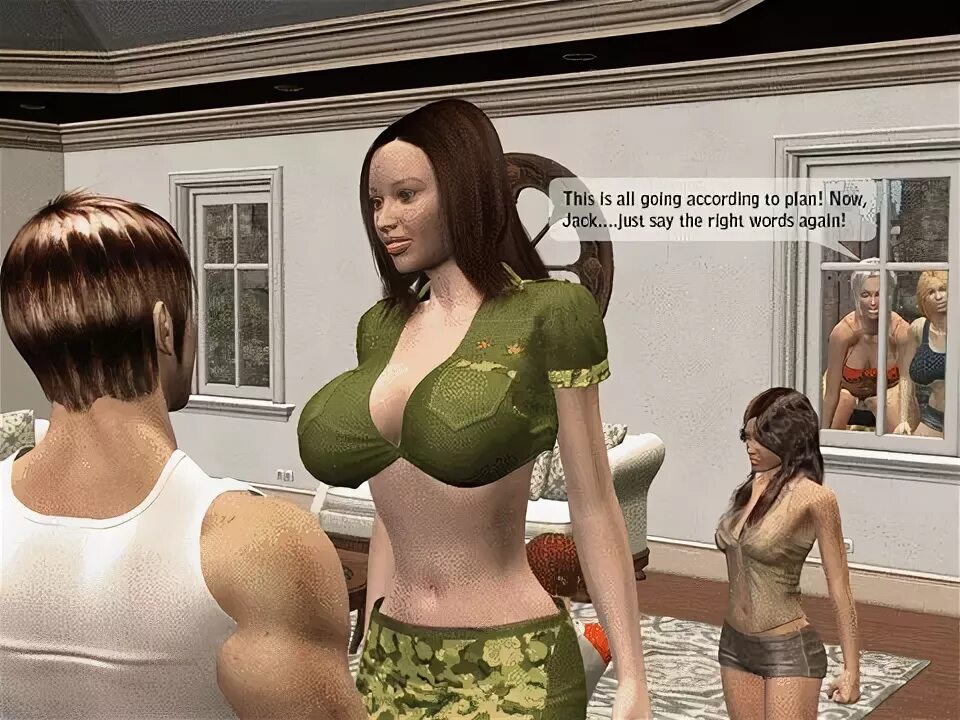 Cheap Tricks Ch 2-12 Melissa growth scene #2 growth giantess GIF 