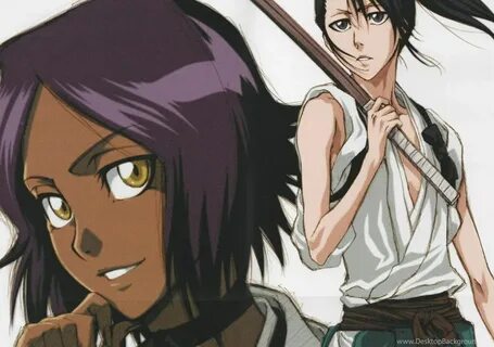 Bleach Kuchiki Byakuya Shihouin Yoruichi Wallpapers Desktop 