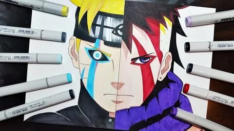 Drawing Boruto & Kawaki - Naruto Next Generations - YouTube