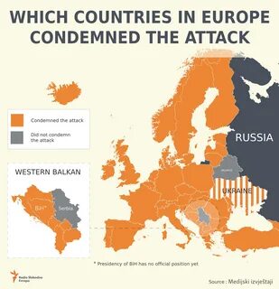 Which European countries have condemned Russia for their attack? - r/MapPor...