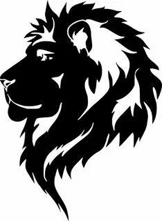 Lion Head Profile Vinyl Sticker Decal Lion tattoo design, An