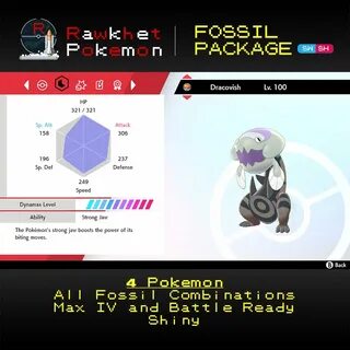 Buy ALL 4 Galar Fossils for Sword and Shield! - Rawkhet Poke