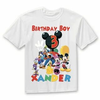 Mickey Mouse party hat print collar shirt for boys disney th