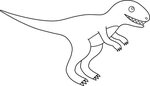 t rex silhouette png - Pin Tyrannosaurus Rex Clipart Dinosau