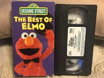 The Best of Elmo VHS video educational sing-along CTW Sesame