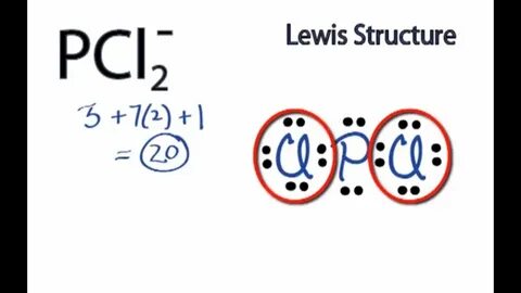 PCl2- Lewis Structure: How to Draw the Lewis Structure for P