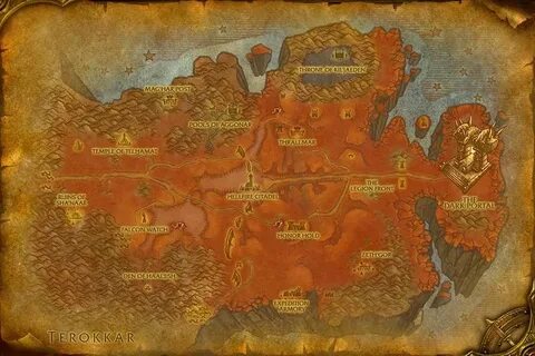 Magister Aledis, Hellfire Peninsula Map - World of Warcraft: