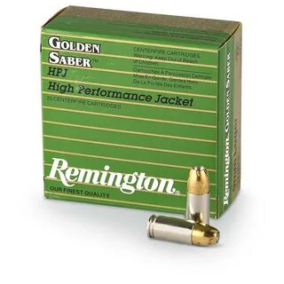 Remington Golden Saber 9mm Luger Ammo 124 Grain Brass Jacket