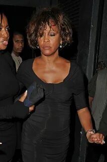 Whitney Houston Leaving Tru Hollywood Nightclub - Zimbio