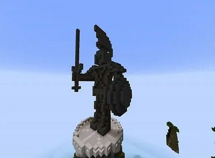 Medieval_Stone_Statue_Warrior_2 Minecraft Project Minecraft 