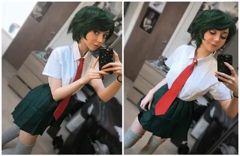 Fem!Deku - Kisa(SakuraKiisa) Izuku Midoriya Cosplay Photo