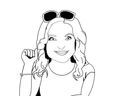 Liv and Maddie Coloring Pages Line Drawing - Free Printable 