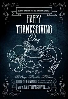 23 Free Thanksgiving Flyers : PSD, WORD Templates - Demplate