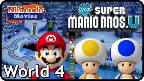 New Super Mario Bros. U: World 4 Frosted Glacier (All Star C