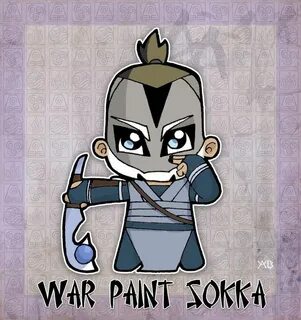 War Paint Sokka by rabidcyrus on deviantART Avatar, Avatar a