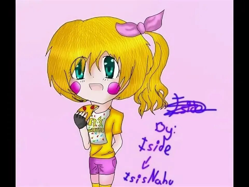 SpeedPaint #2 - Toy Chica - Let's Eat !!! - By: IsisNahu - Y