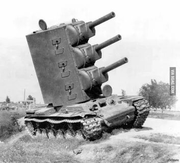 KV-2-3 - A vey common Photoshop of a KV-2 turret on top of a