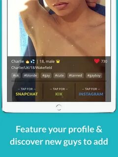 Gay Usernames for Kik & Snapchat - Meet & Chat App - appPick