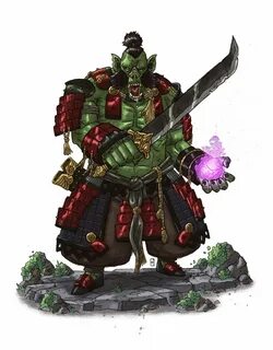 Hexblade Orc, M.S. Corley Dungeons and dragons art, Art, Fan