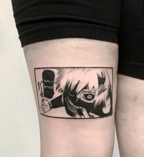 Kaneki Ken Tattoo - Alexheart Tokyo Ghoul Anime Tattoo By Al