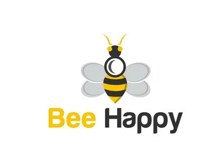 Bee Happy SVG File - Download New Free Fonts for Graphic Des