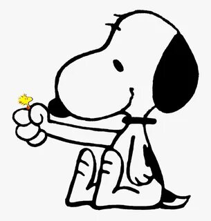 Bestfriend Drawing Black And White - Snoopy Peanuts Characte
