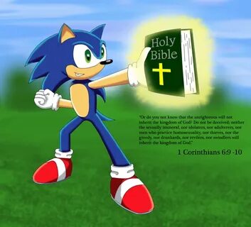 Presented Without Commentary: Christian Sonic Fanart - Sonic