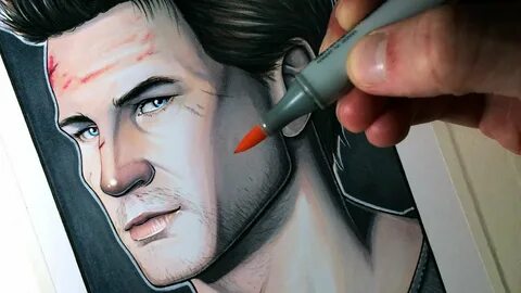 Let's Draw Nathan Drake from Uncharted - FAN ART FRIDAY - Yo