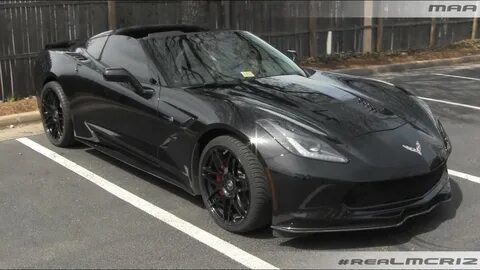 Blacked Out Chevy Corvette C7 Stingray - YouTube