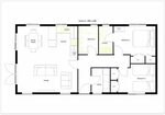 20 x 40 800 square feet floor plan - Google Search 20x40 hou