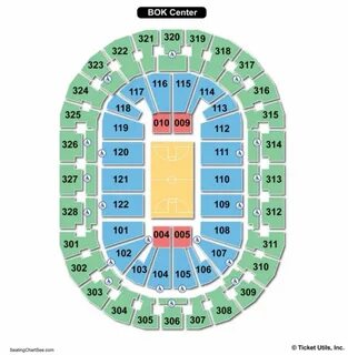 BOK Center Seating Chart Seating Charts & Tickets