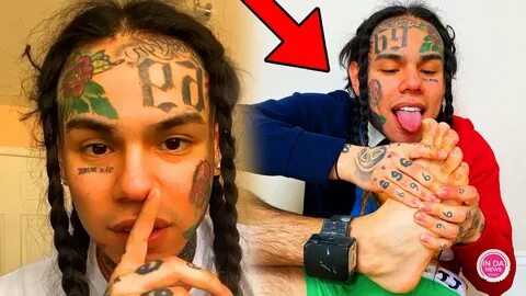 6ix9ine PUTS HIS FOOT in MOUTH! Exposes RAPPERS for FAKE STR