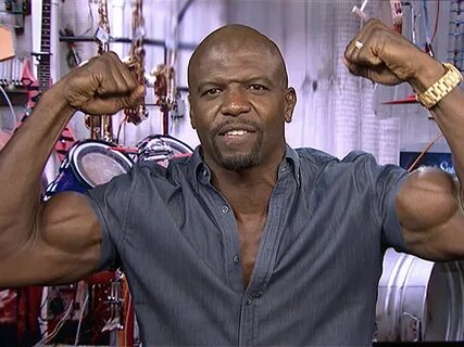 Terry Crews: 'My wife is tired of me popping my pecs'