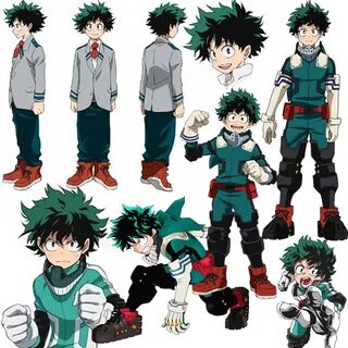 Deku Reference Sheet Anime character drawing, Character mode