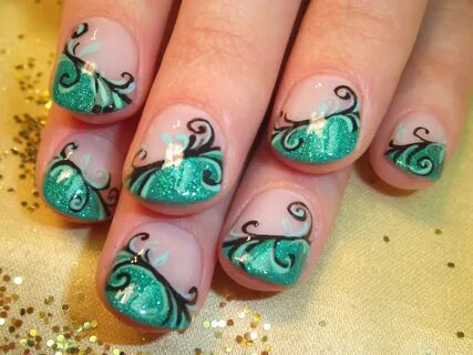 Nail Art by Robin Moses: Spring Flower Nail Art Design! Hace