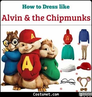 Alvin and the Chipmunks Costume for Cosplay & Halloween