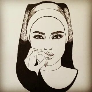 Fun nun #art #drawing Sketchbook art inspiration, Art drawin