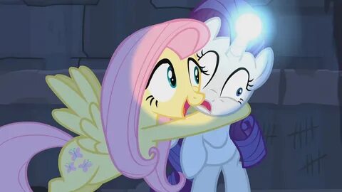 #488082 - safe, screencap, fluttershy, rarity, pegasus, pony